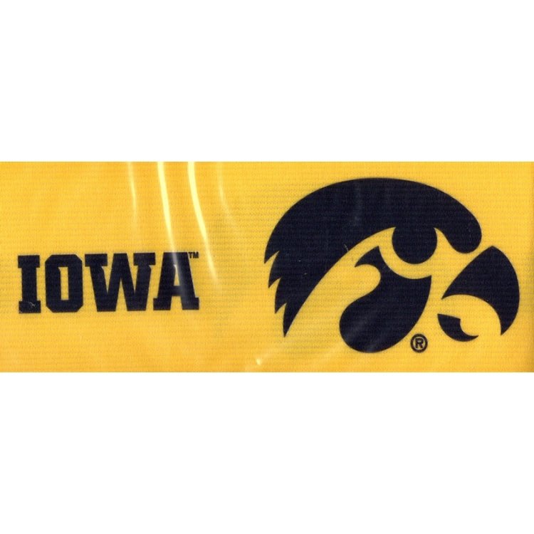 Novelty Iowa Hawkeyes Yellow Elastic Bandage Sports Wrap with Clips (3" x 54") - Dollar Fanatic