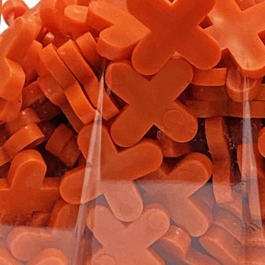 One World 1/4" Tile Spacers - Orange (250 Pack) Evenly Space and Align Tiles for Precise Grout Lines - Dollar Fanatic