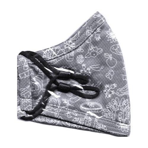 Boomer Naturals Fall Holiday Kids 3-Layer Fabric Face Mask with Ear Loops (1 Count) Select Style & Size - DollarFanatic.com