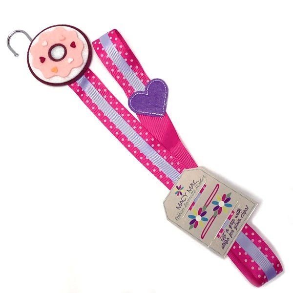 Macy May Hair Clip Accessories Organizer Ribbon Holder - Select Style (28"L x 1"W) Holds Hair Clips, Barrettes, Hair Pins, etc. - DollarFanatic.com