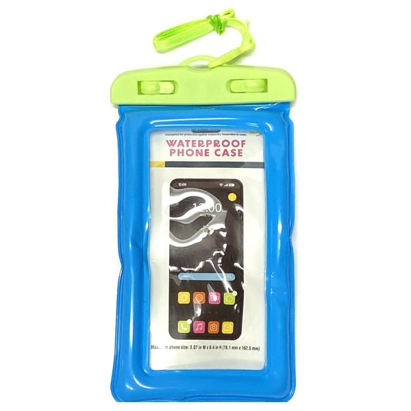 Ankyo Waterproof Phone Case Protective Pouch - Blue (Maximum Phone Size 3.07" x 6.4") - Dollar Fanatic