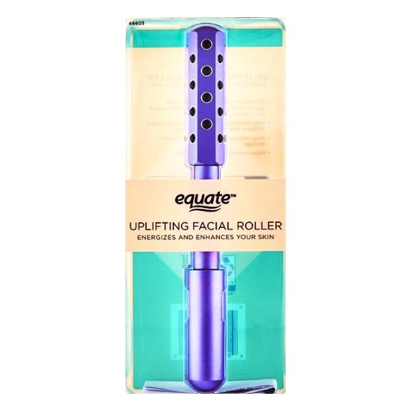 Equate Uplifting Facial Roller - Purple (7.5") Infused with Geranium, Energizes and Enhances Skin - Dollar Fanatic