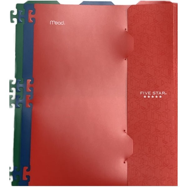 Five Star T-Tab Note-Taker Tab Dividers for Spiral Notebook (3 Pack) - DollarFanatic.com