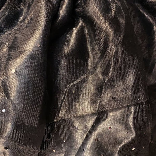 Horizon Tulle Cape with Sequin Costume Accessory - Black (34" x 12") - 2 for $5