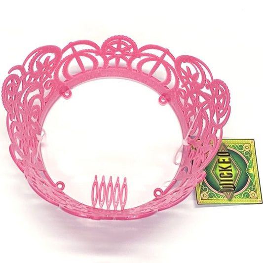 Horizon Wicked Glitter Tiara Crown and Wand - Pink (2 - Piece Set) Glitz & Glam Fun! - Dollar Fanatic