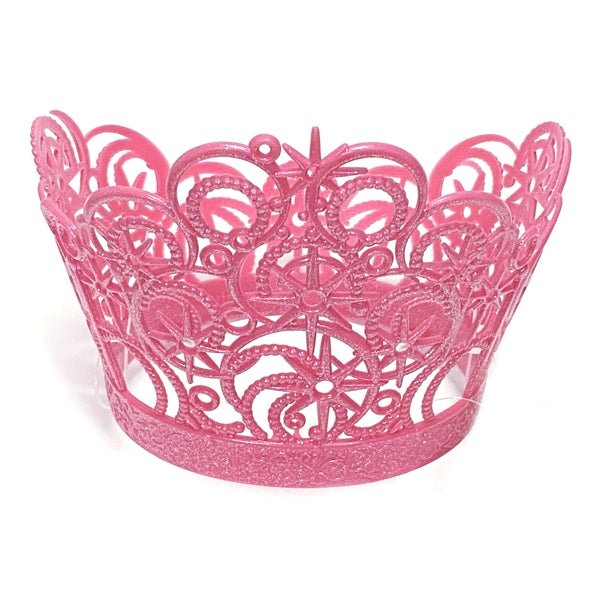 Horizon Wicked Glitter Tiara Crown and Wand - Pink (2 - Piece Set) Glitz & Glam Fun! - Dollar Fanatic
