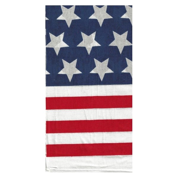 In Motion Patriotic USA Stars and Stripes Bandana Neckerchief - Dollar Fanatic