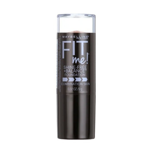Maybelline Fit Me Shine - Free Plus Balance Foundation Makeup Stick with Anti - Shine Powder Core - Combination Skin (Select Color) - Dollar Fanatic