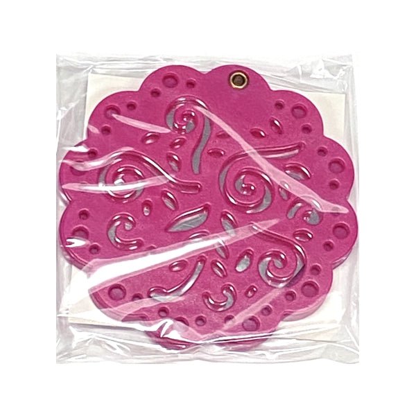 Modesa Floral Compact Mirror On - the - Go (2.75 in. dia.) Colors Vary - Dollar Fanatic