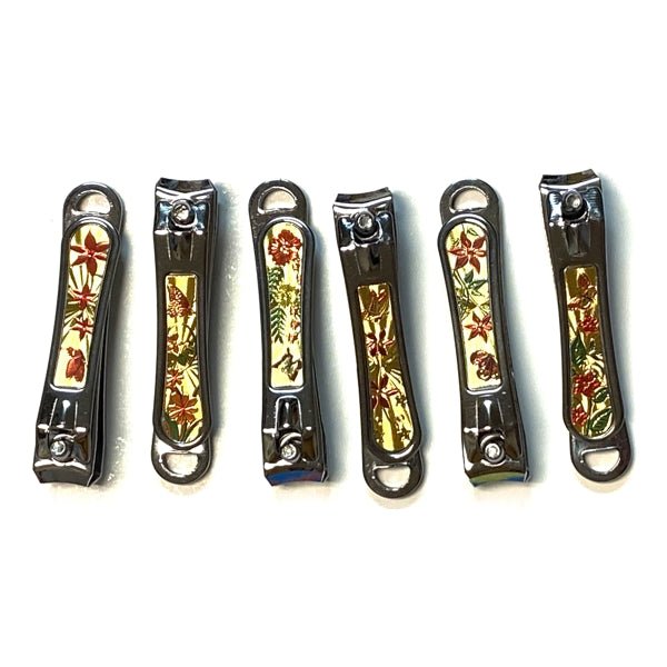 Nail Care Fingernail Clipper - Butterfly Floral (1 Count) - Dollar Fanatic