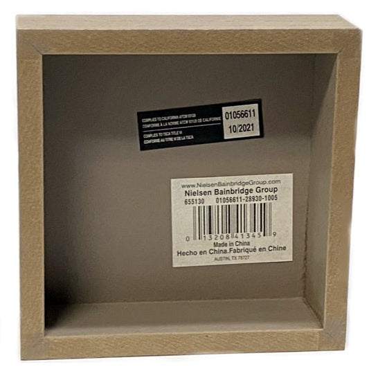 Nielsen Bainbridge (Choose Joy) Wood Decor 5" x 5" x 1.5" Colorful Floral Box Sign - Dollar Fanatic