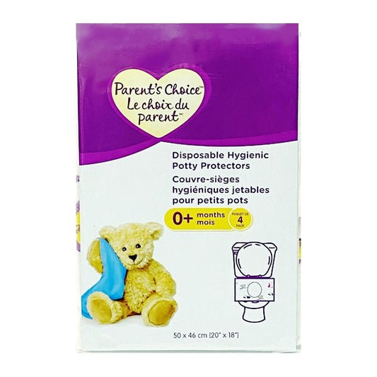 Parent's Choice Leakproof Disposable Hygienic Potty Protector Covers - Teddy Bears (4 Pack) Toilet Seat Covers with 3 Protective Layers - Dollar Fanatic