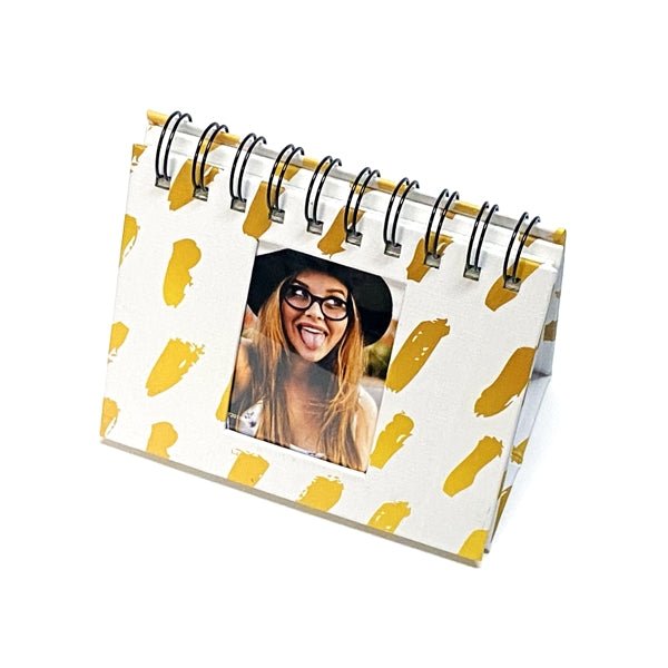 Pinnacle Stylish Desktop Flip Photo Album for 2" x 3" Photos - Select Design (Holds 40 Wallet - Size Pictures) - Dollar Fanatic
