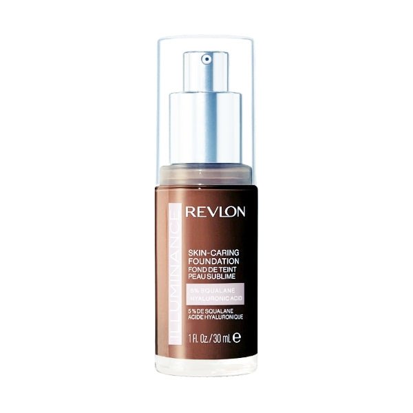 Revlon Illuminance Skin - Caring Liquid Foundation with Squalane and Hyaluronic Acid - 517 Amber (Net 1.0 fl. oz.) Hydrates and Reduces Wrinkles Over Time - 2 for $5