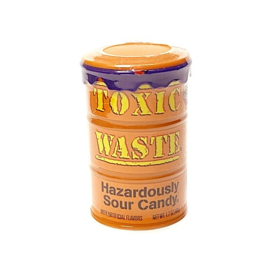 Toxic Waste Hazardously Sour Candy Drum Pack - Select Color (16 Pack) Individually Wrapped Pieces - Dollar Fanatic