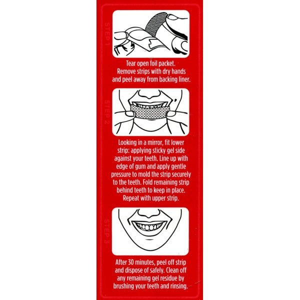 Ultimate White Dental Strips Whitening Kit - Standard (6 - Piece Kit) 3 - Day Treatment - Dollar Fanatic