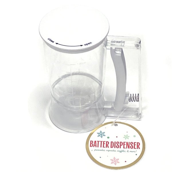 Vivitar Mess - Free Plastic Batter Dispenser (Holds 1.5 Cups of Batter) Great for Pancakes, Cupcakes, Waffles - Dollar Fanatic