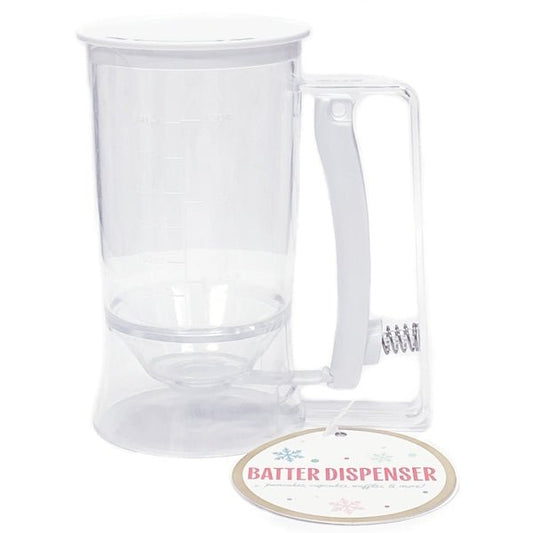 Vivitar Mess - Free Plastic Batter Dispenser (Holds 1.5 Cups of Batter) Great for Pancakes, Cupcakes, Waffles - Dollar Fanatic