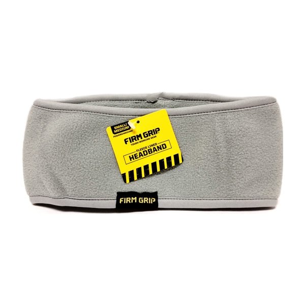Firm Grip Winter Fleece Lined Headband - Gray (Small/Medium) - DollarFanatic.com