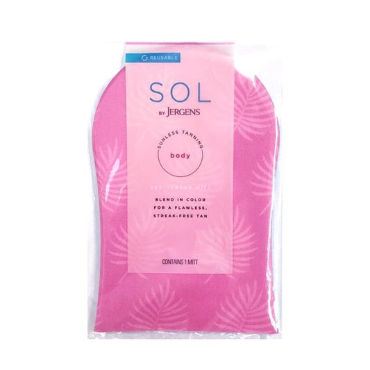 Sol by Jergens Sunless Tanning Applicator Mitt (1 Count) Blend in Color for a Flawless, Streak-Free Tan - DollarFanatic.com