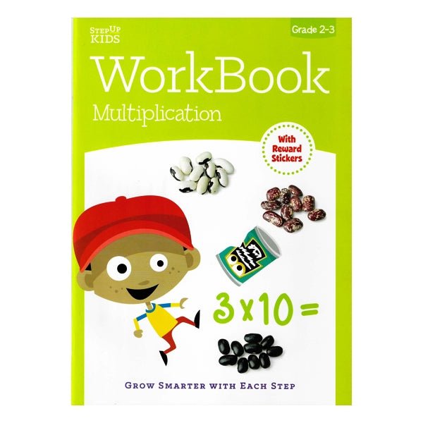 Step Up Kids Workbook - Multiplication (Includes Rewards Stickers) For Grades 2-3 - DollarFanatic.com