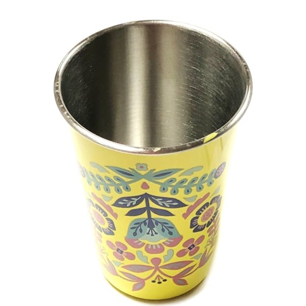 True Blush Stainless Steel Tumbler - Frida Floral (12 oz.) Select Color - DollarFanatic.com